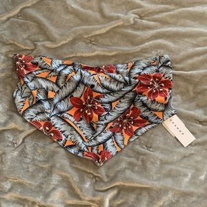 Top Shop tie swim top
